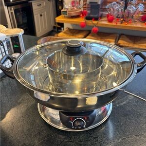 Used once shabu shabu pot